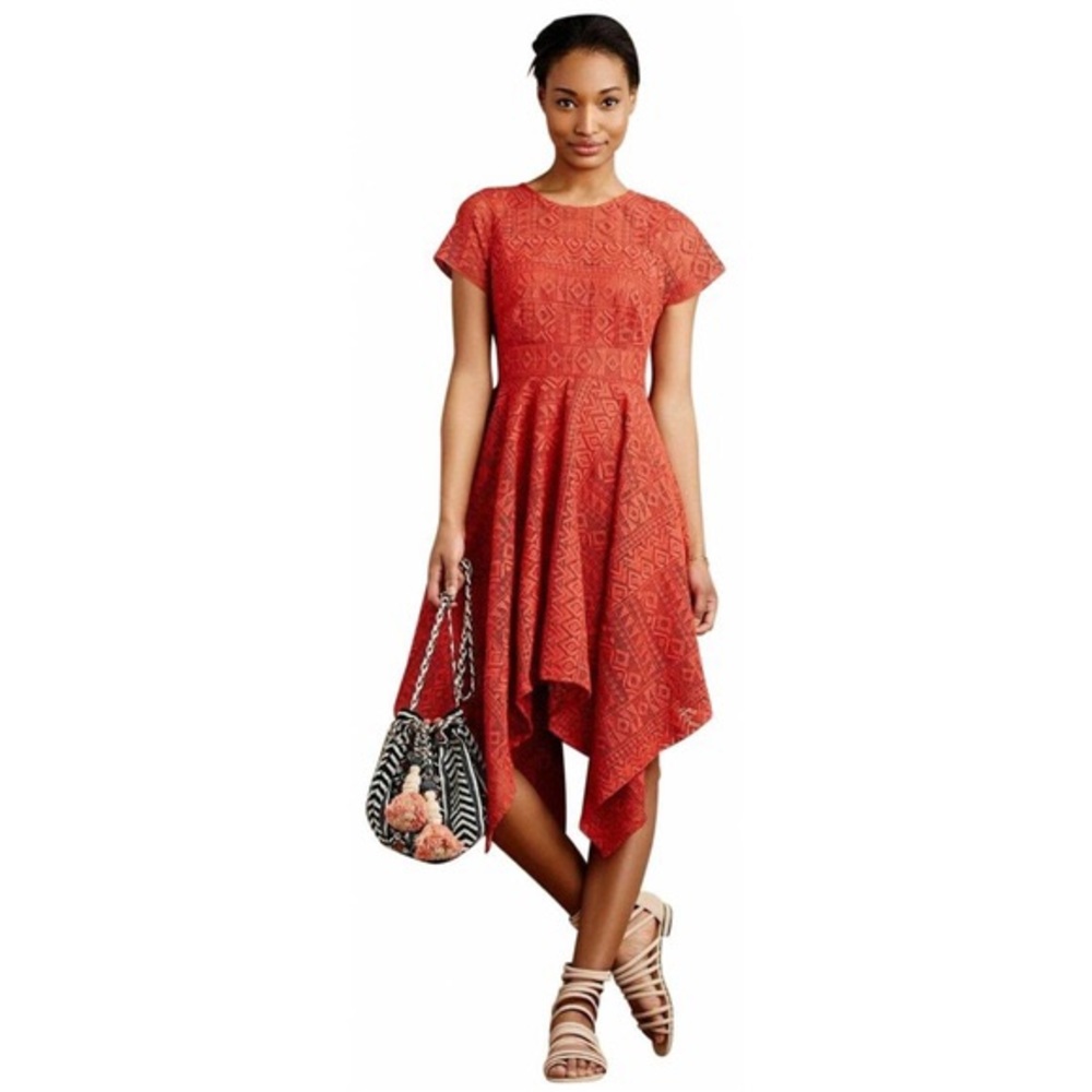 Maeve x Anthropologie Eyelet Midi Dress